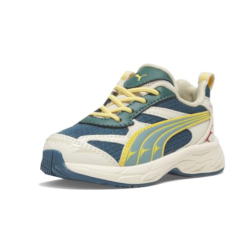 PUMA Toddler Boys Morphic Underdog Slip On Sneakers Shoes Casual - Green, Off White, Yellow2