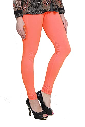 Image of Women's Cotton Chudidar Leggings | Stretchable | High Rise | Full Length | Soft & Comfortable | Ethnic Wear Bottom