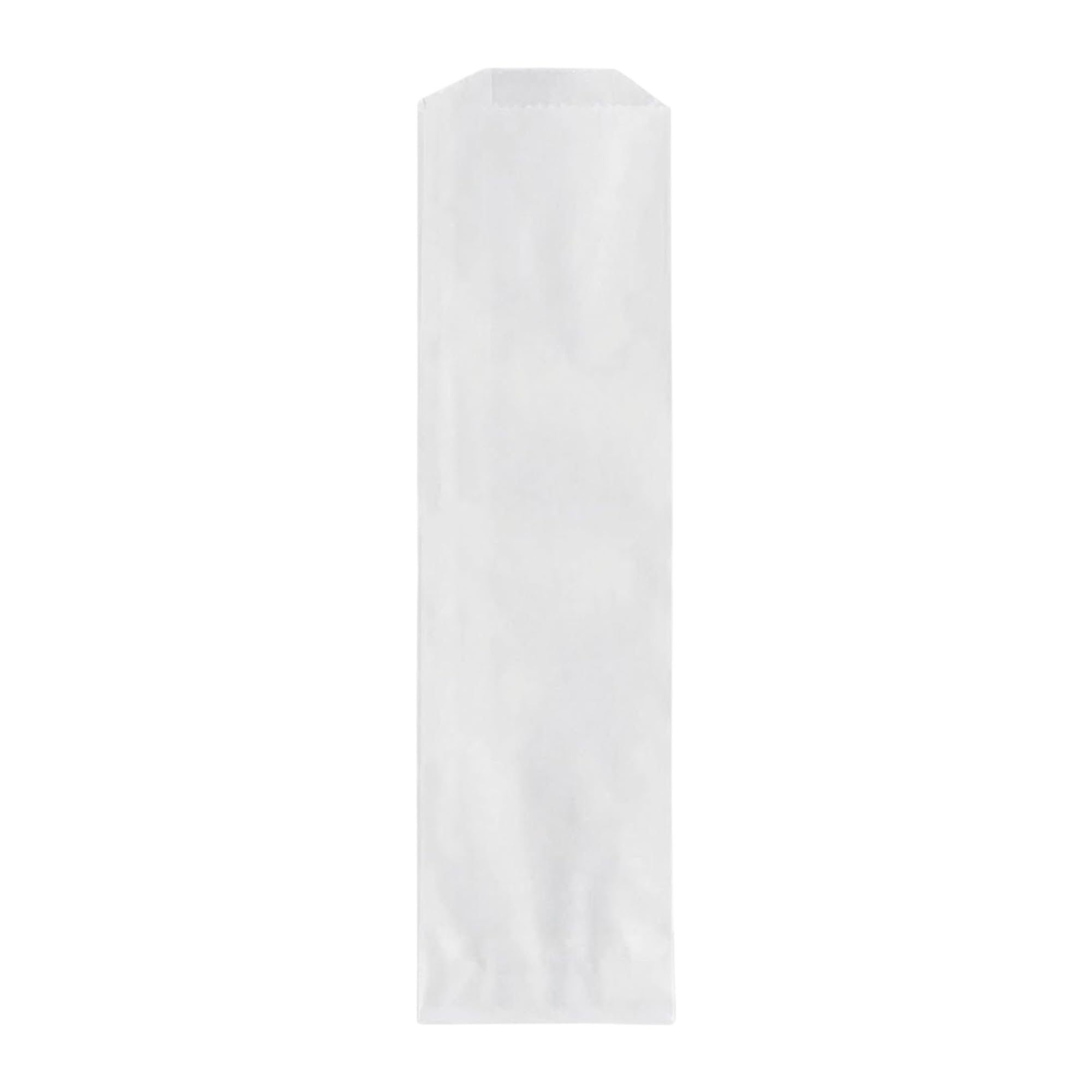 The Baker Celebrations Disposable White Paper Flatware Bags – Made in USA | Cutlery Holders for Restaurants, Catering, Weddings, and Events – Eco-Friendly Utensil Sleeves (Pack of 100)