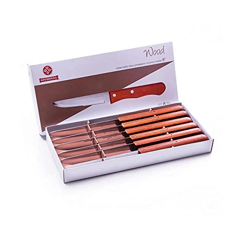 Conjunto de Facas para Churrasco - Mundial 1528-5CJ