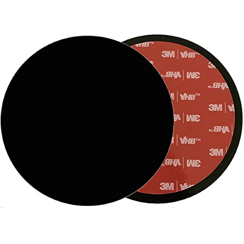 Tangyinrd (2 Pack 70mm 3M VHB Adhesive Dashboard Pad Mounting Disk for Suction Cup Phone Mount & Garmin GPS Suction Mount Dash Cam Holder Stick On Universal Dash Mount Pad