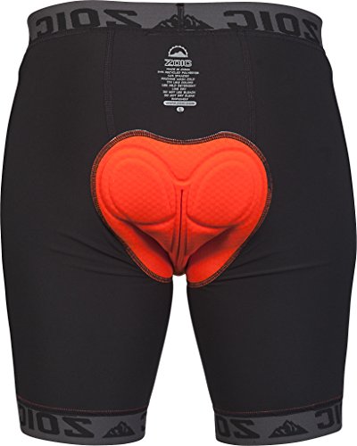 Zoic Men's Premium Liner Shorts, Black, Small #TOP3