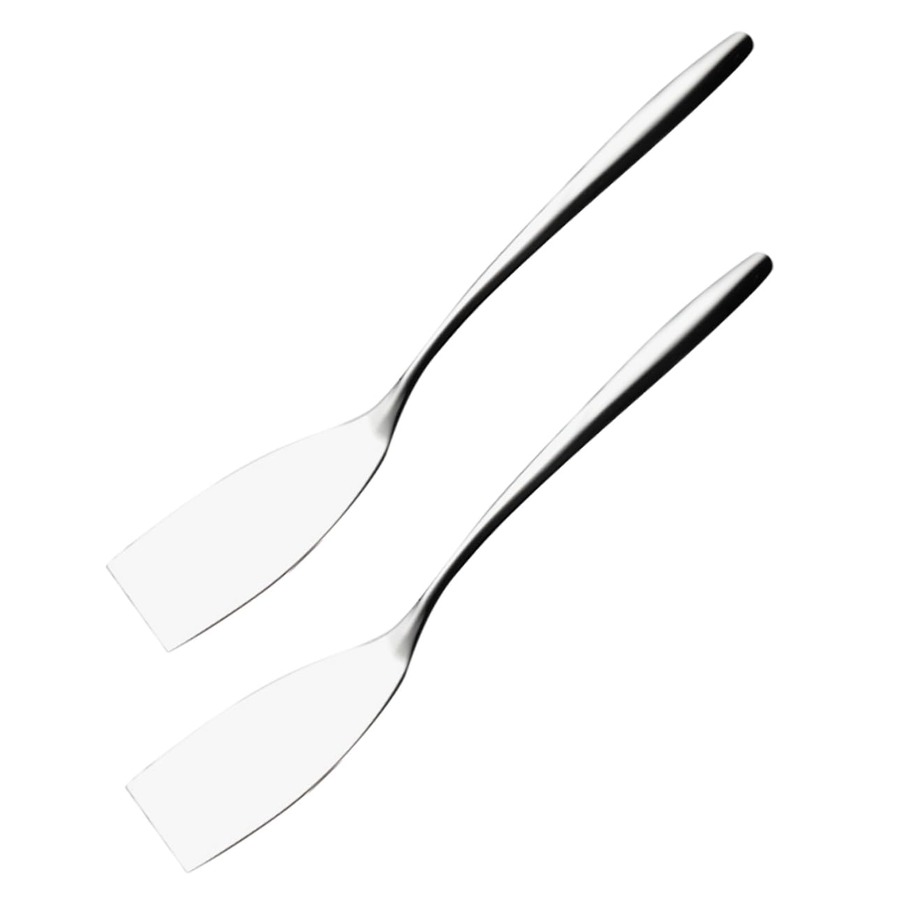HEMOTON 5 Ensembles Spatule De Friture En Acier Inoxydable Cuillères De Cuisine Ustensile De Cuisine Spatules De Cuisine Viande Spatule De Cuisine Domestique Outil À Steak 2 Pièces * 5