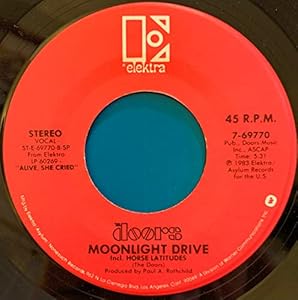GLORIA / MOONLIGHT DRIVE (7'' 45 RPM VINYL RECORD) Music