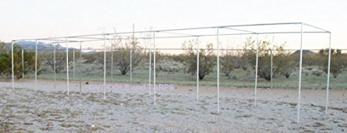 Golden Valley Tools & Tarps 60’ Baseball Softball Straight Leg Batting Pitching Cage - 1