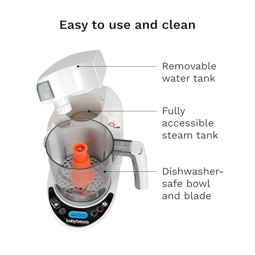 Baby Brezza One Step Baby Food Maker Deluxe - Steam + Blend Organic Food - image 6