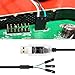 DTECH USB to TTL Adapter FTDI Chip 3.3V 3 Pin USB to UART Debug Cable FT232RNL IC Serial Converter 3ft LED Indicators Output 3.3 Volt for Windows 11 10 8 7 XP MAC Linux Easy Debugging Programming