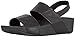 Price comparison product image Fitflop Women's MINA Adjustable Sandal-Leather Open Toe, Black (All Black 090), 5 (38 EU)