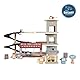 Tiamo Little Dutch 4491 Holz Auto Parkgarage Tankstelle Waschanlage