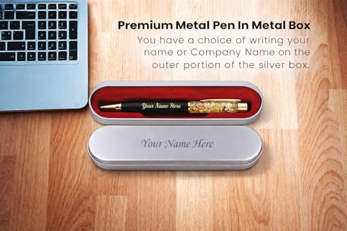 Image of Celebr8 Personalized Metal Pen Gift | Customized Name Engraved Pen for Men | Friendship Day Gifts for Friends | Surprise Gift for Husband, Boyfriend | Friendship Day Hamper | Gift for Best Friend