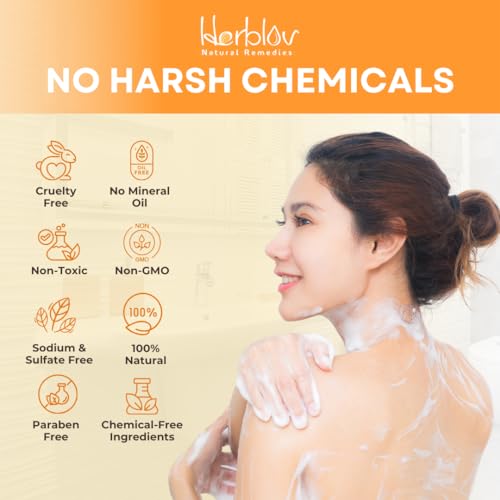 Kojic Acid Soap for Hyperpigmentation – Skin Brightening Kojic Papaya Body Wash – Dark Spot Soap Reduces Acne, Scars, and Evens Skin Tone – Turmeric Body Wash for Brighter Glowing Face