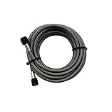 Snow Performance SNO-800-BRD 5' Stainless Steel Braided Water Methanol Line (4AN Black)