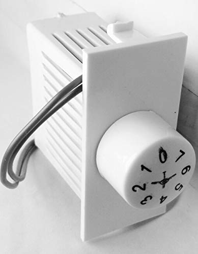 Image of FAN REGULATOR 7 Step Modular Fan Regulators 5 Pieces 220-240 Volts Ceiling Fan Regulators 50 Hz White Polycarbonate Fan Regulator Step Type