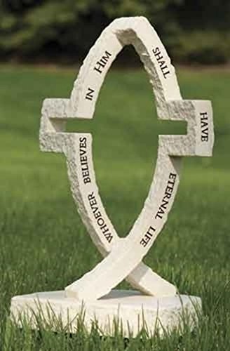 International Wholesale Gifts 0182DS-61380 13.5 Crossfish Garden Statue