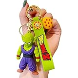 UTTER Doll Keychain Animation Ball Dragon Cute Doll Keychain Charm Gift Keyring Pikkoro Car Bag Decoration (Style2)