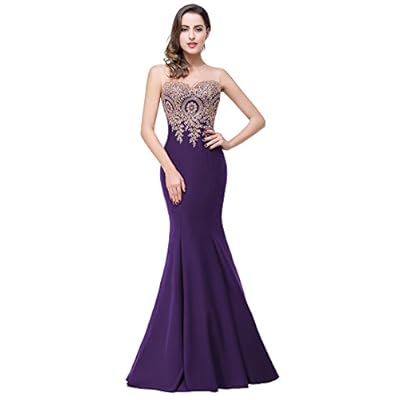 amazon purple bridesmaid dresses
