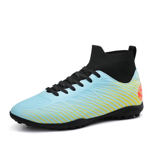 Men’s Durable & Easy-Clean Turf Soccer Shoes for Outdoor 5-a-Side Matches and Training