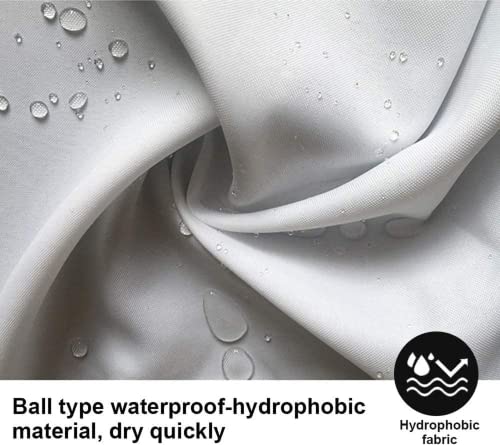 Sjj-RE Skull Totenkopf Duschvorhang Skelett wasserdichter Stoff, Badezimmer-Dekor-Set mit Haken,4pcs Toilettendeckelabdeckung Badematte (A03,90 x 180 cm) – Bild 6