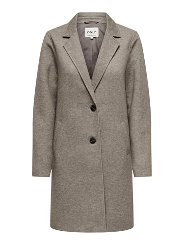 ONLY Onlsedona Life Carrie Coat CC Otw NC Abrigo, Nuez Melange, M Mujeres