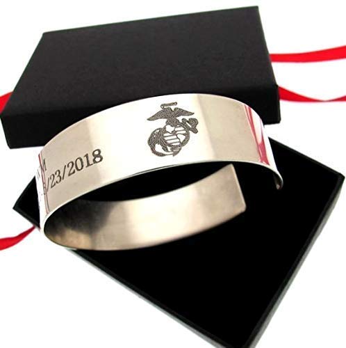 Custom-Black-Military-Cuff-bracelet-US-Army-Gift-Mens-Gifts-Patriotic-Jewelry-US-Army-jewelry-Memorial-Bracelet-Military-bracelet-Personalized-mens-Gift