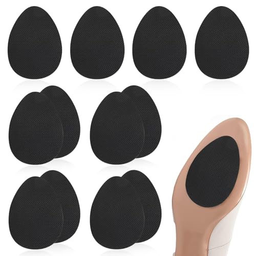 6 PAIRE Non-Slip Shoe Pads for High Heels, Silicone Self-Adhesive Anti-Slip Shoe Grips for Bottom of Shoes, Shoe Grips Sole Stick Protector,Stick on Soles for Ladies Shoes Non-Slip,Sole Pads