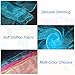 PATIKIL Dance Scarves, 12 Pcs Square Juggling Scarves 18 by 18 Inches for Play Magic Music Activity Juggling Dressing, Sky Blue