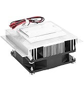 ペルチェ式冷却装置No.7　サーモスタット熱制御スイッチ付ペルチェ式冷却装置一式 Amazon.co.jp: DC 12V 6A熱電ペルチェ 72W熱電冷却器 半導体冷凍チップ