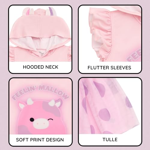 Vestido Cosplay Squishmallows Niñas con Capucha y Tutu miniatura 4