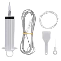 Kühlschrank Reinigungsset, 5 Stück Kühlschrank Abfluss Reinigung, Kühlschrank Reinigungswerkzeug, Wiederverwendbar Edelstahl, Abflussreiniger Für Entblocken Abflusslöchern Kühlschränke