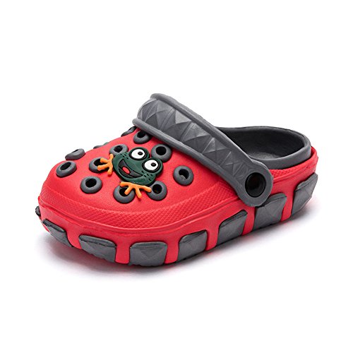 Sabots et Mules Enfants Sabots Pantoufles Chaussures Mixte Enfant Bébé Fille Garçon Antidérapant Eté Piscine de Jardin ,25 EU, Multicolore Cover