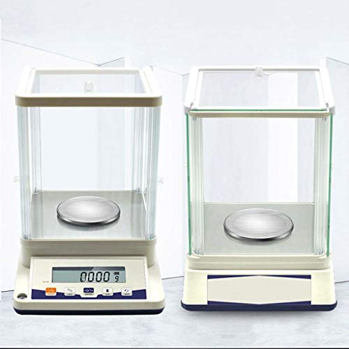 Bilancia analitica di precisione 0,001 g, Bilancia Digitale di precisione da Laboratorio, Elettronica scientifica, Display LCD con paravento (310 g/0,001 g) ()