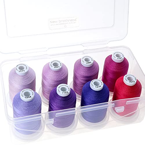 image for New brothread - 18 Options - Multi-Purpose 100% Mercerized Cotton Thre