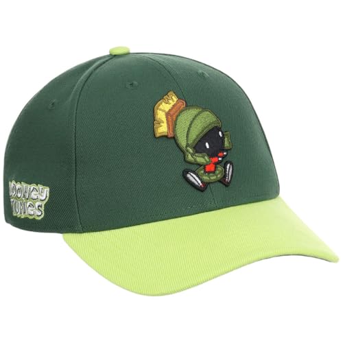 Looney Tunes Marvin The Martian Youth Chibi Adjustable Snapback Hat (Green, One Size)3