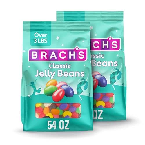 Brach's Classic Jelly Beans, Candy, Assorted Flavors, Bulk Bag, 54