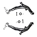Detroit Axle - 6pc Front End Control Arms Kit for 2003-2007 Nissan Murano 2 Lower Control Arms w/Ball Joints Assembly 4 Front Rear Sway Bar Links 2004 2005 2006 Replacement