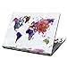HUATULAI Vinilos para portátil Skin Mapa del Mundo Piel para Portátil 15,6 Pegatinas para Portátil DELL 13"14" 15"Cubierta Adhesiva para Portátil para HP/Acer/ASUS/Lenovo