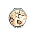 September October Libra Constellation Zodiac Hand Compact Mirror Round Portable Pocket Glass