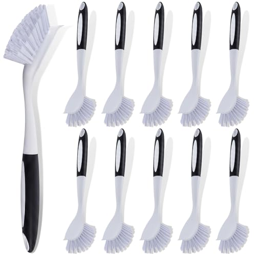 Image of Hsei 20 Pcs Kitchen Scrub Dish Brush Bulk, Black