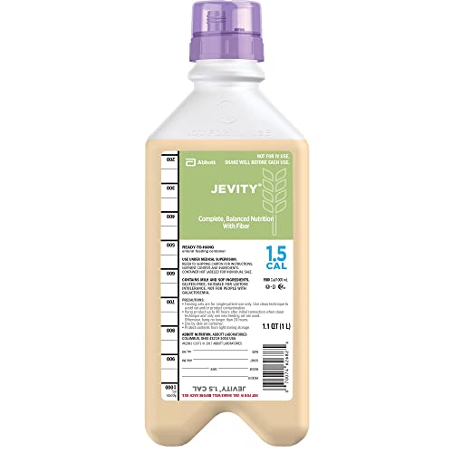 Jevity 1.5 Cal Nutrition 1000mL RTH w/Fiber & Connector Cap 8/Cs