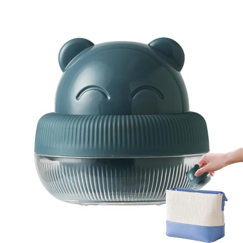 Samuliy Soporte para esponja de maquillaje, estuche de almacenamiento de huevos de belleza con forma de oso, bonito estuche de esponja de belleza para viajes, recipiente de licuadora de maquillaje,