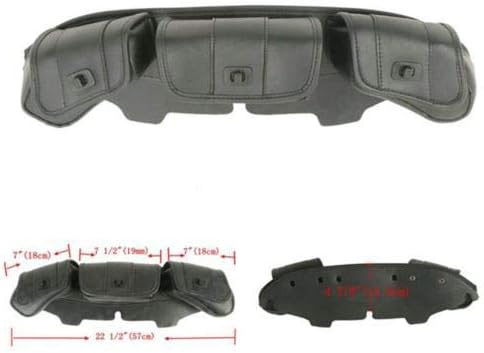 Miniatura 4 de Bolsa de parabrisas Tri Pouch 3 bolsillos carenado para Touring Electra Street Glide 96-13 FLHT FLHTC FLHX FLHTK 1996-2013 12