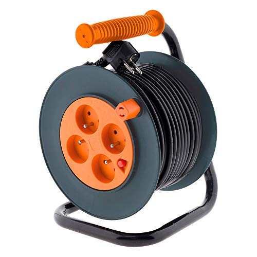 zenitech enrouleur 4 prises 16a câble 3g1,5 mm² 20m zenitech