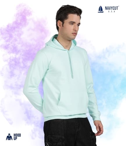 Image of Cotton Hoodies for Men | Pullover | Winter Wear | Hoodie | Hooded Sweatshirt | Kangaroo Pockets Hoodie|Regular Fit |Size S- 2XL