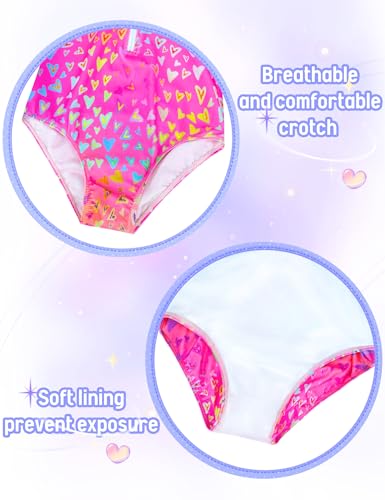 Girls Long Sleeve Swimsuit Zipper Rash Guard Bathing Suit Swimwear with UPF 50+ Sun Protection for Toddler Kids4