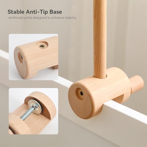 Support mobile en bois pour lit de bébé cadeau de naissance idéal - 3