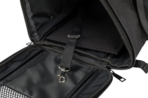 Trixie 2882 Rucksack Connor, 42 × 29 × 21 cm, schwarz/grau