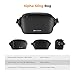 K&F CONCEPT 2 in 1 Sling Bag Everyday Shoulder Bag & Multifunction Photography Crossbody Camera DSLR Backpack Portable Bag Black