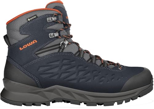 LOWA Explorer II GTX MID Herren Wanderstiefel Trekkingschuh Outdoor Goretex 210760 Blau, Schuhgröße:41.5 EU