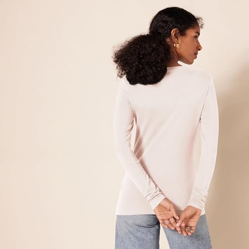 Image of Amazon Essentials Women's Regular-Fit Long-Sleeve Crewneck T-Shirt (Available in Plus Size)
