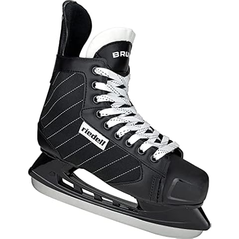Riedell Bruin Ice Skates - Recreational Hockey Ice Skates | Black | Size 8 Cover